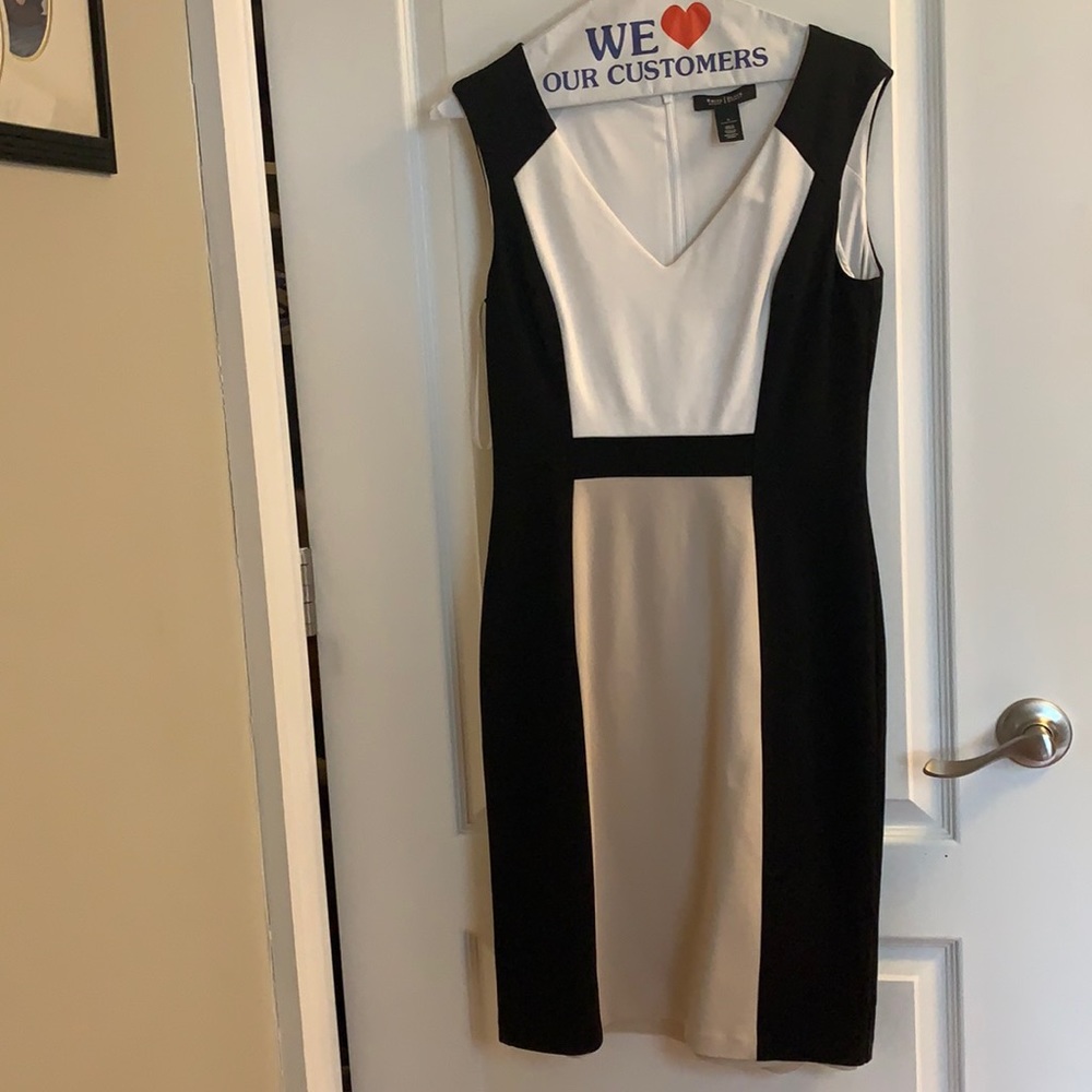 Business dress. Multi color. Worn once.